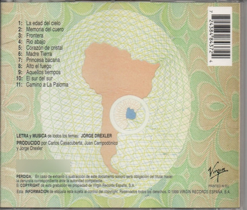 Cd Frontera (jorge Drexler) Estándar