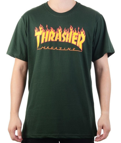 Camiseta Thrasher Flame Logo Original