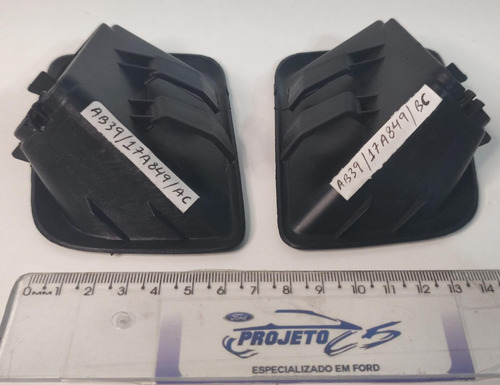 Par Moldura Lanterna Placa Ranger 2013 A 2016 Original Ford