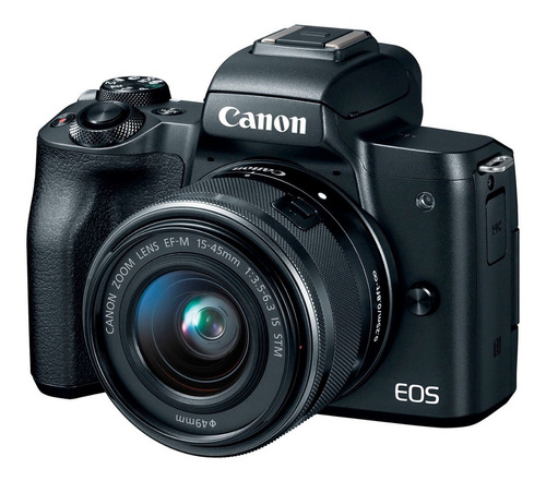 Camara Canon Eos M50 Mirrorless 4k 24mp Lente 15 45mm Nuevo