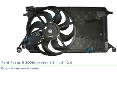 Electroventilador Ford Focus 2008 A 12 Kinetic 2.0 Completo