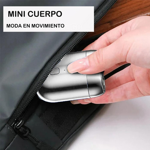 Mini Máquina Afeitar Para Hombre Lavable, Afeitadora Electrica Con Pantalla Digital De Carga Rápida Led, Shaver Portátil Adecuada Para Viajes De Negocios, Oficina, Automóvil Y Campamento