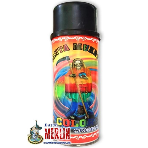 Spray Santa Muerte 7 Colores - Abre Caminos Y Proteccion