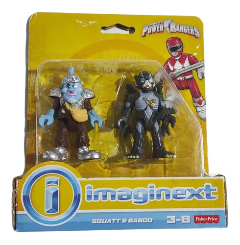 Power Rangers Imaginext Squatt Y Babbo Pack 