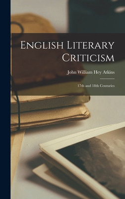 Libro English Literary Criticism: 17th And 18th Centuries...
