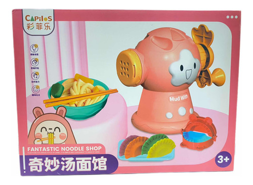 Juego Niños Maquina De Fideos Plasticina Masa Mágica Juguete