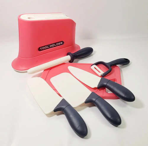 Set De Cuchillos Frutas Y Verduras De Juguete 15pcs