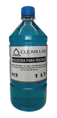 Alguicida Bactericida Para Piletas X 1 Litro Clean Lab