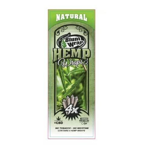 Blunt Wrap Sedas Armar Sabor Natural X4 - Ramos Grow