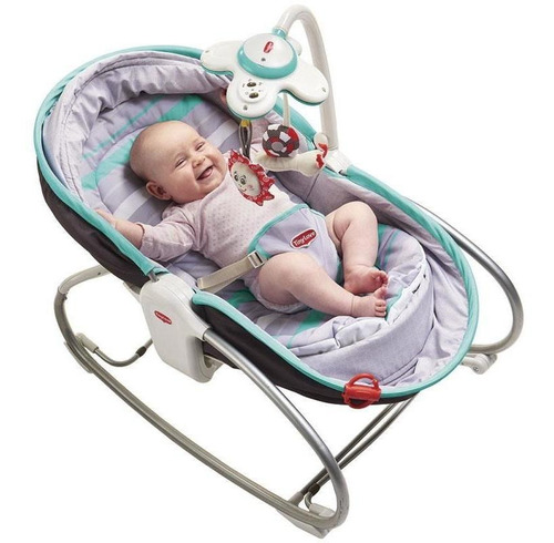 Cadeirinha 3 Em 1 Rocker Napper - Tiny Love Cor Azul-turquesa