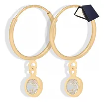 Comprar Aretes Arracadas Oro 10k Mujer Dama Niña Oro Puro 10k Bisel Pendientes Piercing Mujer Dama Niña Bebe Oro 10 Kilates Regalo Novia Joyería Perforación Argolla Oro 10k Regalo Joyería Fina Novia Oro 10k