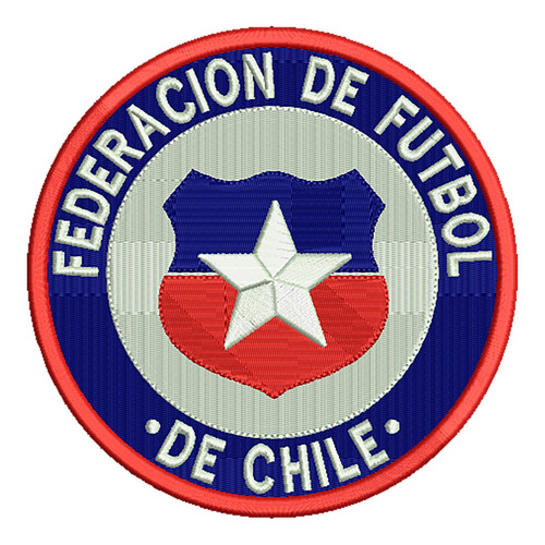 651 Parche Bordado Federaación De Futbol De Chile