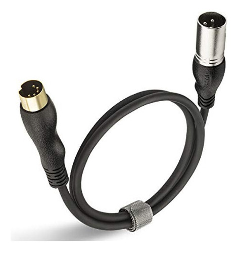 Cable Dmx Ebxya Cable Adaptador Midi A Xlr De 6 Pies - Midi 