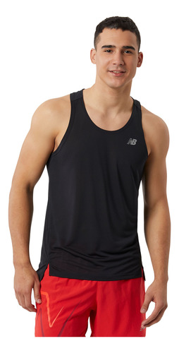 Musculosa New Balance Accelerate De Hombre - Mt23220b Energy