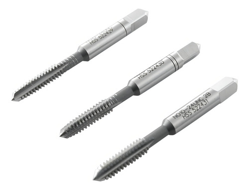Macho Manual Aço Rápido Nº 10 3/16'' Unc 3 Pçs Vonder Plus