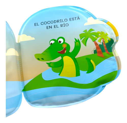 Libro Para El Baño Infantil Los Amigos Del Delfín Con Chifle Hojas De Goma Editorial School Fun La Hora Del Baño Es Mucho Más Divertida