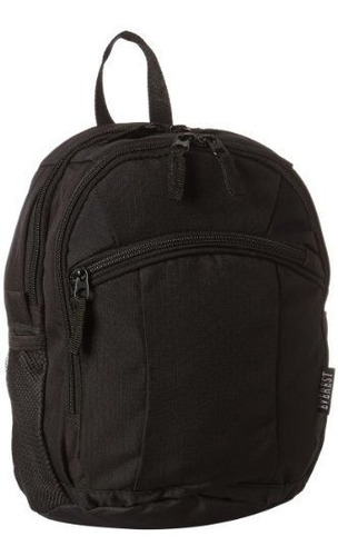 Everest Deluxe Mochila Pequeña, Negra, Talla Unica