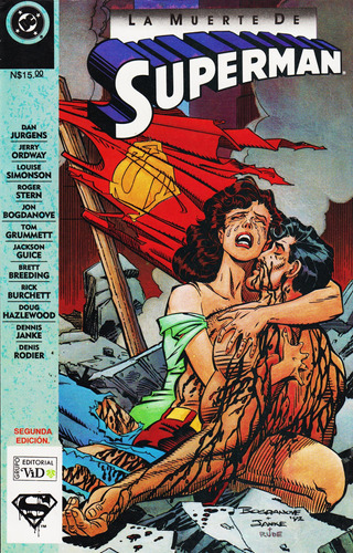 Comic Coleccion La Muerte De Superman 8 Tomos Editorial Vid