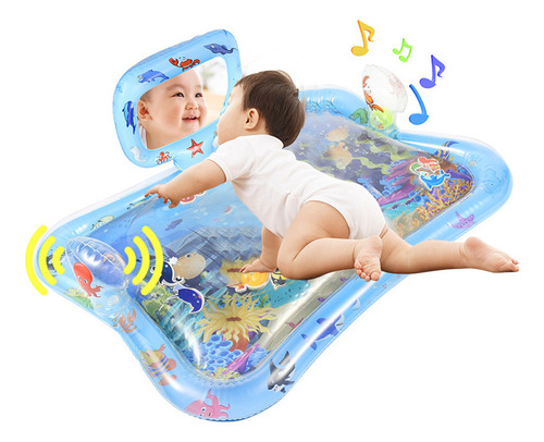 A Cushion Time Tummy For Niño, Agua, Bebé, Juega Con