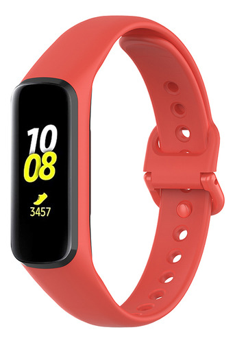 123Smart 123-Silfit2 pulseira de silicone cor vermelho compativel com Samsung Galaxy Fit2 R220 Sm-r220