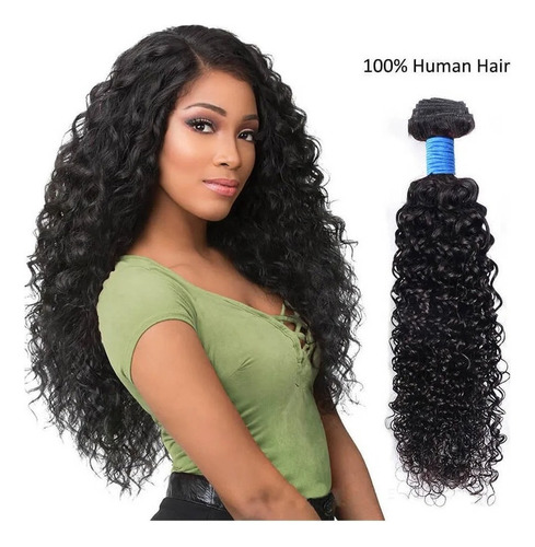 Cabelo Humano Natural Na Tela Crespo Crespo 50-55cm 100g