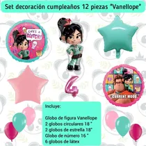 Comprar Set 12 Globos Decoración Cumpleaños Vanellope Dulces Helados