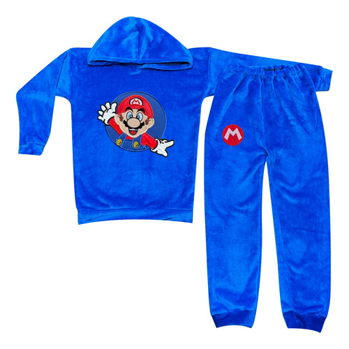 Pijamas Térmicas Super Mario Bros Para Niños