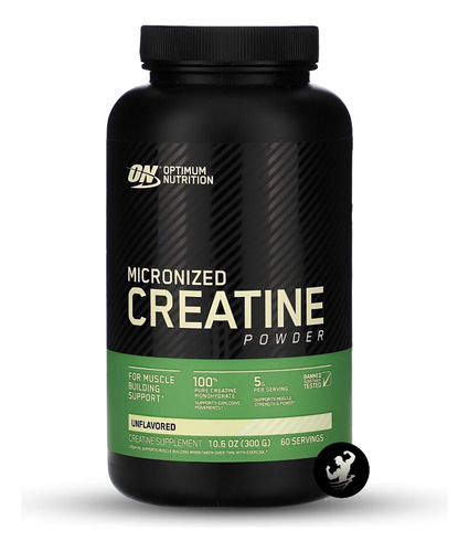 Creatine Powder On 300 Gr, Creatina Pura Micronizada, Fuerza