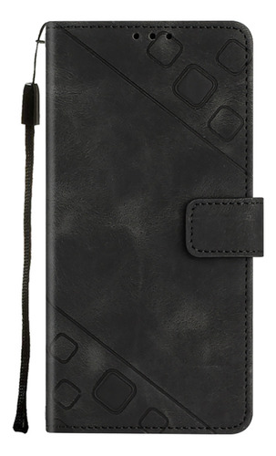 Funda Tipo Cartera Con Tapa En Relieve Para Samsung Note 8