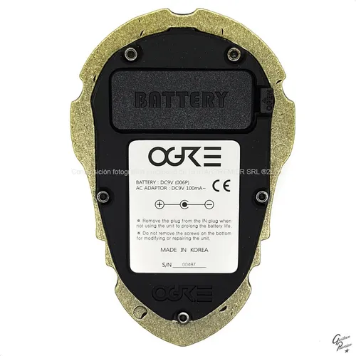 Ogre Tubeholic Pedal Efecto Overdrive Para Guitarra Y Bajo