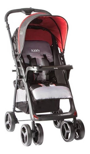 Cochecito de paseo Kiddy Zap Travel rojo con chasis color negro