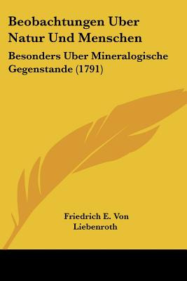 Libro Beobachtungen Uber Natur Und Menschen: Besonders Ub...