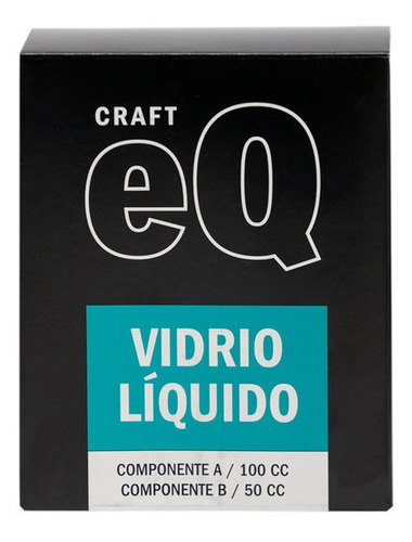 Eq Arte Vidrio Liquido 2 Componentes 150 Cc