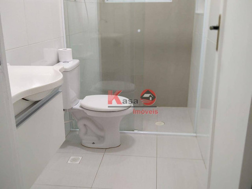 Imagem 8 de 10 de Kitnet À Venda, 28 M² Por R$ 215.000,00 - José Menino - Santos/sp - Kn0388