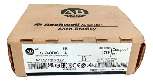1769-of8c Módulo Analógico Allen Bradley Fab.2023