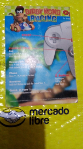 Diddy Kong Racing Card Operacion