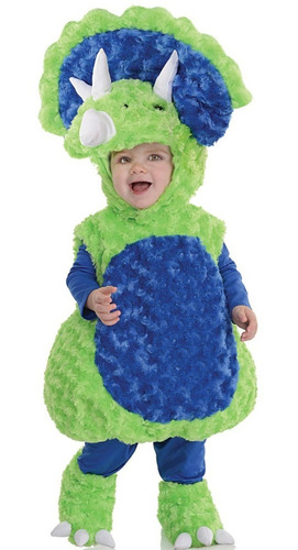 Disfraz Para Niño Triceratops Talla S Halloween 