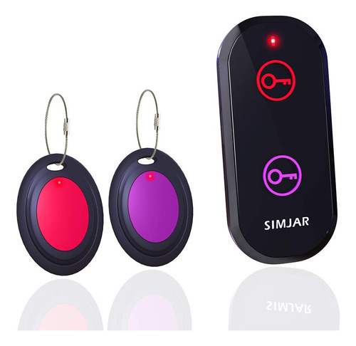 Simjar - Buscador De Llaves Bsico Con 2 Receptores Y 1 Mando