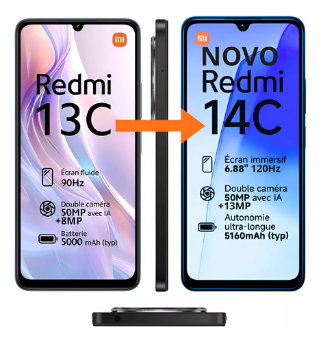Xiaomi Redmir 13c 256gb 8ram Global Original C/ Nf-e + Fone
