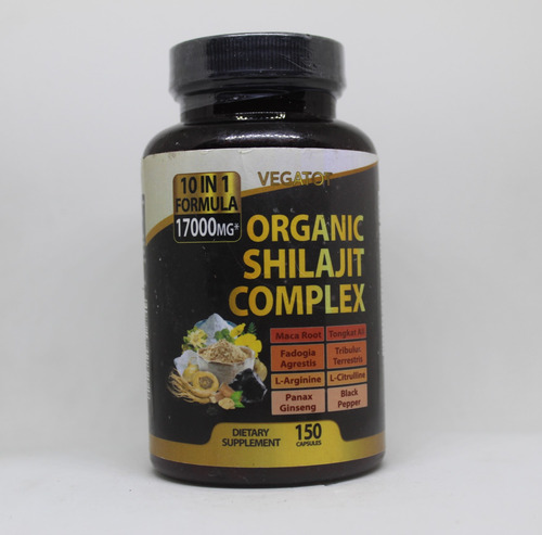 Shilajit Ácido Fúlvico Complex 10 En 1 17000 Mg 150 Capsulas