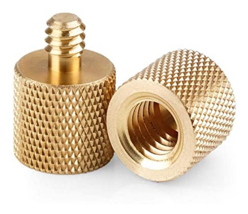Imagen 1 de 9 de Tornillo Adaptador 1/4 A 3/8 Rosca Tripode Brazo Camara
