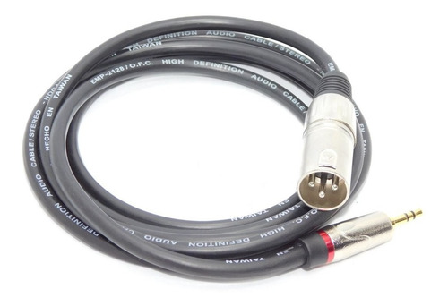Imagen 2 de 2 de Cable Mini Plug A Canon Macho Balanceado Profesional Hamc