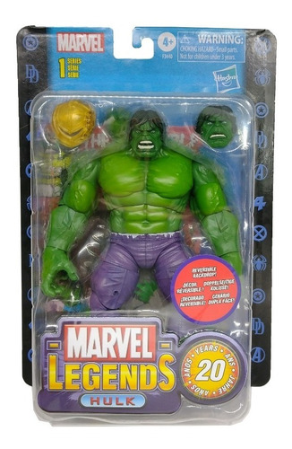 Marvel Legends Hulk Retro 20 Aniversario Serie 1 Toy Biz