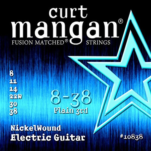 Curt Mangan Fusion Emparejado Niquel Bobinado Cuerda (8 38)