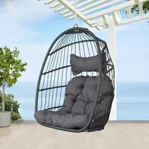 Comprar Silla Colgante De Huevo De Ratán Pe Para Interior Y Exterior