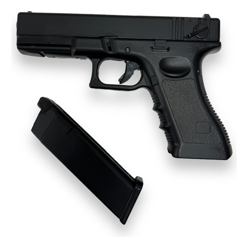 Pistola Airsoft Glock 18c Green Gas Automatica + 1000balines