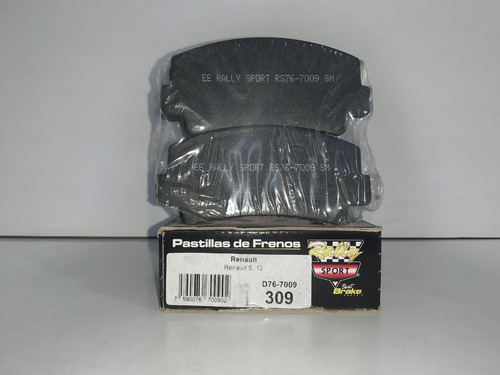 Pastilla De Freno Delant. Renault 5,12 Fiat 147 1970/1975