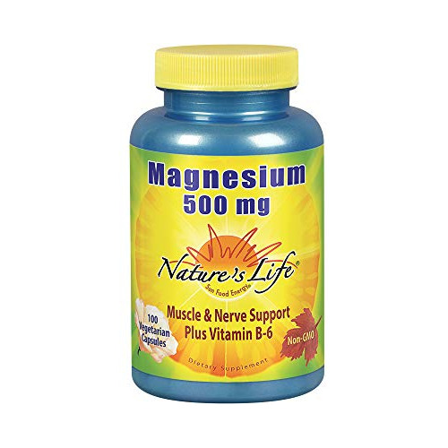 Natures Life Magnesium Tención 500mg Magnesium For Igm2g