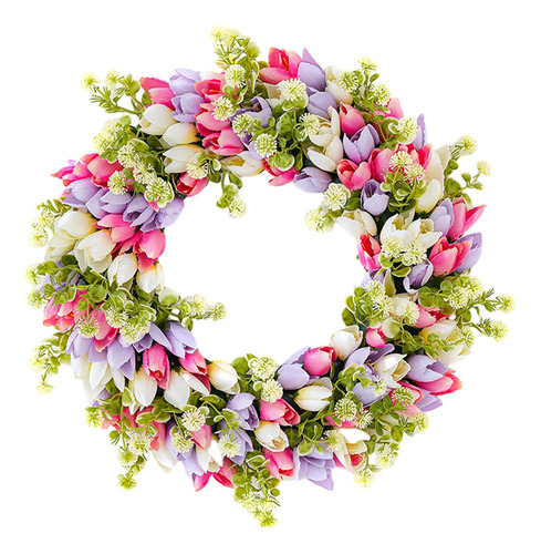 Corona De Flores De Tulipán Artificial Corona Del Estilo A