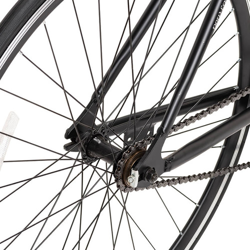 Bicicleta Rowery Hefesto Urbana Negro Aro 700 1 Velocidad